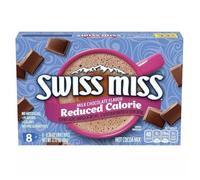 Swiss Miss Milk Chocolate Reduced Calorie Hot Cocoa Drink Mix 8 Envelopes 88g