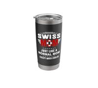 Swiss Mom Just Like Normal Mom Except Much Cooler Moms Stainless Steel Insulated Tumbler