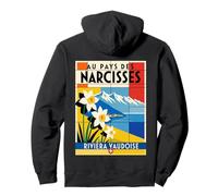 Swiss Narcissus Lake Geneva Vaud Riviera Pullover Hoodie