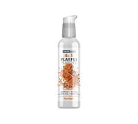 SWISS NAVY - 4 in 1 Salted Caramel Delight - Flavoured Lubricant - Warming, Edible Fun, Smooth Lubricant, Massage - 118ml/4oz