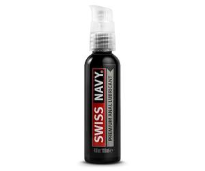 SWISS NAVY - Premium Silicone-Based Anal Lubricant - Long-Lasting Silky-Smooth Formula - Quality Ingredients for Amazing Results - 118ml