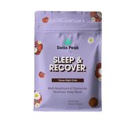 Swiss Peak Ashwagandha Cacao Drink - Ashwagandha, Reishi, Multi-Mushroom & Chamomile Nootropic Sleep Blend, Supports Sleep Cycles, Reduces Stress - for Relaxation, Vegan, Sugar-Free, 60 Servings