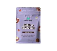 Swiss Peak Ashwagandha Cacao Drink - Ashwagandha, Reishi, Multi-Mushroom & Chamomile Nootropic Sleep Blend, Supports Sleep Cycles, Reduces Stress - for Relaxation, Vegan, Sugar-Free, 60 Servings
