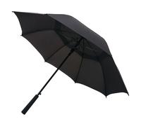Swiss Peak Men's Tornado Storm Aware Folding Umbrella in Black Swiss Peak Black