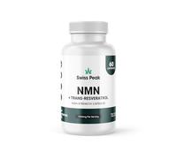 Swiss Peak NAD, NR, Nicotinamide Capsules with Trans-Resveratrol | Vitamin B3 Supplement for Cellular Energy & Metabolism Support | Vegan | UK-Made | 60 Capsules