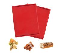 Swiss Roll Baking Tray 2 PCS, Silicone Baking Tray Non-Stick Baking Mat 31x26cm | Reusable Silicone Swiss Roll Tin for Baking, Cooking, Cake, Bread, Cookies
