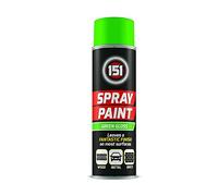 Swiss Signature 1 x 151 Green Multi-Purpose Spray Paint 250ml / 1x Pair of Disposable Gloves for Metal, Wood, Plastic, Walls, Aerosol Spray with Perfect Finish