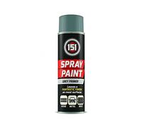 Swiss Signature 1 x 151 Grey Primer Multi-Purpose Spray Paint 250ml / 1x Pair of Disposable Gloves for Metal, Wood, Plastic, Walls, Aerosol Spray with Perfect Finish