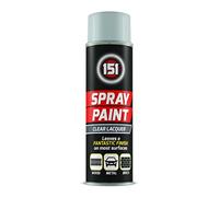 Swiss Signature 3 x 151 Clear Lacquer Multi-Purpose Spray Paint 250ml / 1x Pair of Disposable Gloves for Metal, Wood, Plastic, Walls, Aerosol Spray with Perfect Finish