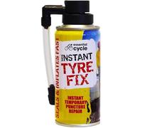 Swiss Signature Bicycle Cycle Tyre Fix Spray 200ml / 1x Pair of Disposable Gloves, Fix Sealing Inflates Sealants Inner Puncture (1 Pack)