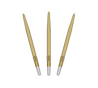 Target Darts Swiss Point SLK Luke Littler Dart Points (3 Pack Set of Tips) 30MM - Gold | Rough Textured Dart Points, Replacement Steel Dart Tips, Professional Dart Accessories