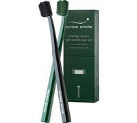 Swiss-Smile Care Dental-careHerbal StyleSoft Toothbrush Set 1 Toothbrush Green + 1 Toothbrush Black