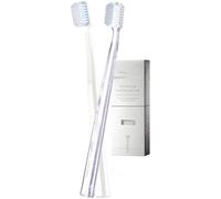 Swiss-Smile Care Dental-careWhitening Tooth Brush Set Two whitening toothbrushes medium soft transparent & white