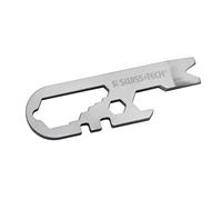 SWISS+TECH ST67129 14-in-1 Micro Wrench Multi-Tool Stainless Steel, Keychain-Ready for Auto, Camping & Hardware