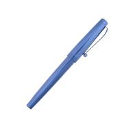 Swissbrand 2517 Echelon Matte Blue Premium Pen, Brass Body, Blue Trim, Smooth Writing Experience, Ideal Gift for him/her, Black Ink (Ball Pen)