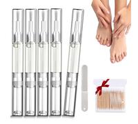 Swissclear Anti Fungal Pen, Swissclear Nail Care Pen, Fungal Nail Treatment, Nail Fungus Treatment for Toenail, Repairs Cracks, The Fastest Way to Healthier Nails (5PCS)