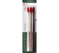 Swissdent Care ToothbrushesSoft mediumProfi Colours Trio White/Red, Grey/Red, Blue/Red