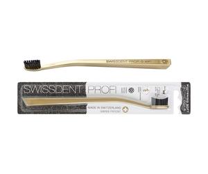 Swissdent Care ToothbrushesSoftProfessional whitening toothbrushes Gold Active Coal Brush