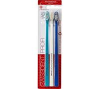 Swissdent Care ToothbrushesSoftProfessional Whitening Trio Turquoise, white, dark blue