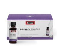 SWISSE Collagen Diamond - Liquid Collagen Supplements for Women & Men with Hyaluronic Acid, Vitamin C and E, 10 x 30ml - Made in Italy