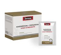 SWISSE Magnesium & Potassium High Strength - Potassium & Magnesium Supplements for Women & Men, 24 Sachets Muscle Recovery Supplement Powder with Minerals & Vitamins Tiredness & Fatigue, Made in Italy
