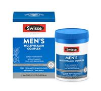 SWISSE Multivitamin Tablets for Men with Vitamin D C A and Zinc for Immune System Booster, Iron Magnesium and Biotin Supplements for Energy Metabolism, Made in Italy - 60 Capsules