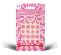 Swissels Face Facts Love Hearts Blemish Patches, 24 Count, Salicylic Acid, Fragrance Free, Vegan
