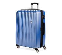 SwissGear 7272 Energie Expandable Hard-Sided Luggage with Spinner Wheels & TSA Lock, Periwinkle Blue, Checked-Large 27-Inch, 7272 Energie Hardside Expandable Luggage with Spinner Wheels