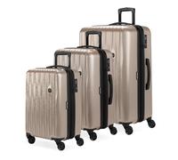 SwissGear 7272 Energie Hardside Expandable Luggage with Spinner Wheels, Light Gold, 3-Piece Set (19/24/27), 7272 Energie Hardside Expandable Luggage with Spinner Wheels