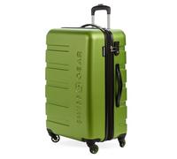 SwissGear 7366 Hardside Expandable Luggage with Spinner Wheels (3-Piece Set (18/23/27), Green)