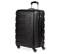 SwissGear 7366 Hardside Expandable Luggage with Spinner Wheels, Black, 2-Piece Set (19/27), 7366 Hardside Expandable Luggage With Spinner Wheels