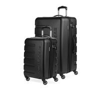SwissGear 7366 Hardside Expandable Luggage with Spinner Wheels, Black, Checked-Large 27-Inch, 7366 Hardside Expandable Luggage with Spinner Wheels