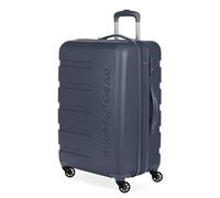 SwissGear 7366 Hardside Expandable Luggage with Spinner Wheels, Navy, Checked-Medium 23-Inch, 7366 Hardside Expandable Luggage With Spinner Wheels