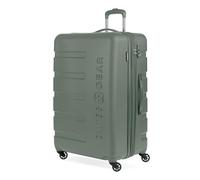 SwissGear 7366, Olive, Checked-Large 27-Inch, Signature Hardside Expandable Luggage with Spinner Wheels