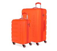 SwissGear 7366, Orange, 2-Piece Set (19/27), Signature Hardside Expandable Luggage with Spinner Wheels