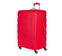 SwissGear 7366, Red, Checked-Large 27-Inch, Signature Hardside Expandable Luggage with Spinner Wheels