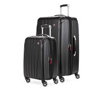 SwissGear 7585 Hardside Spinner, Black, Checked-Large 27-Inch