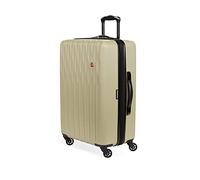SwissGear 8018 Hardside Expandable Luggage with Spinner Wheels, Sand, Checked-Large 27-Inch, 8018 Hardside Expandable Luggage with Spinner Wheels