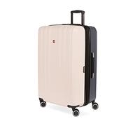 SwissGear Duet Hardside Expandable Luggage with Spinner Wheels, Pink/Dark Grey, 3-Piece Set (19/24/28), Swissgear Duet Hardside Expandable Luggage with Spinner Wheels