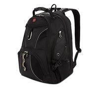 SwissGear SA1923B BLACK/SILVER TSA Friendly ScanSmart Laptop Backpack - Fits Most 15 Inch Laptops and Tablets