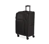 SwissGear Sion Ii Softside Expandable Luggage with Spinner Wheels, Black, Checked-Large 28-Inch, Sion Ii Softside Expandable Luggage with Spinner Wheels