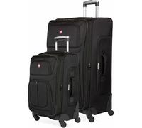 SwissGear Sion Softside Expandable Luggage, Black, 2-Piece Set (21/29), Sion Softside Expandable Luggage