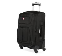SwissGear Sion Softside Expandable Luggage, Black, Carry-On 21-Inch, Sion Softside Expandable Luggage