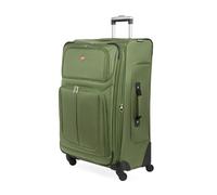 SwissGear Sion Softside Expandable Luggage, Evergreen, Checked-Medium 25-Inch, Sion Softside Expandable Luggage