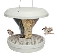 SWISSINNO Bird Feeders Hanging Station with Seed Catcher Rat Proof