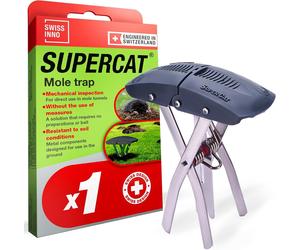 SWISSINNO SuperCat Mole Trap - Proven Traps That Work - Heavy Duty Claw Cat