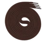 Swissly Round laces for work shoes and trekking shoes made from 100% polyester, colour: brown, length: 180 cm