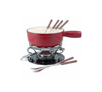 Swissmar Lugano 9-Piece Fondue Set - Cherry Red Swissmar Red