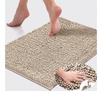 SWISSPACK 80x50 CMS Microfiber Bath Mat for Bathroom, Non-Slip Super Absorbent Machine Washable Extra Soft Thick Floor Foot Rugs (STONE BOBBLE, 80X50CM)