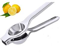 SWISSPACK Manual Lemon Squeezer - Stainless Steel - Juice Extractor Single Press Hand Lime Citrus Fruit Juicer .Super Easy to Clean Safe Quick and Effective Juicing